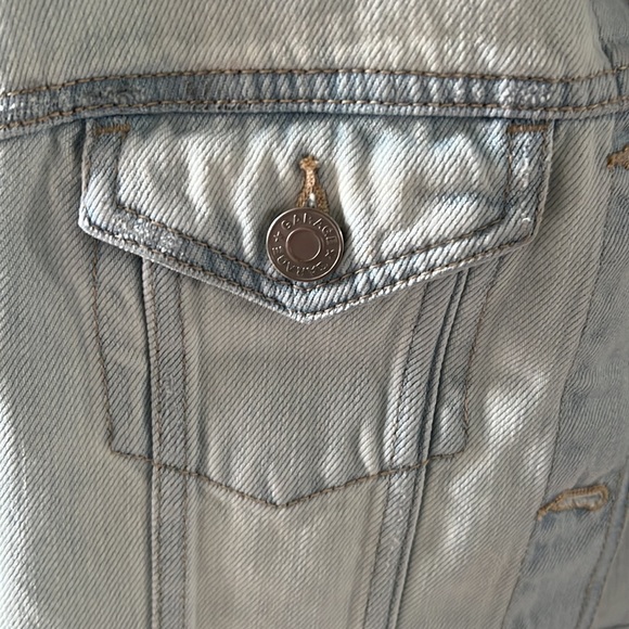 Garage Denim Cropped Vest - Picture 2 of 6